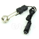 Portable Car Immersion Heater Tea Coffee Water Auto Electric Heater 12V