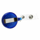 Retractable Ski Pass ID Card Badge Holder Key Chain Reels With Clip Dark Bl