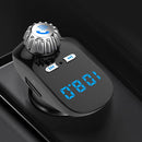 Bluetooth Car Hands-free Kit FM Transmitter MP3 Player Quick Charge USB Charger