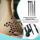 4pcs ceramic Polymer Clay Tools Carving Craft Brush Ceramics Tool Multi-funct â„–[