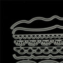 9pcs/set Sea Wave Lace Metal Cutting Dies for DIY Scrapbook Album Cards Decor FT