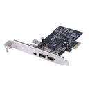 3 Ports 1394A Expansion Card PCI-E to IEEE 1394 1x 4Pin 2x 6Pin DV Video Adapter