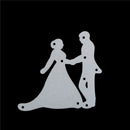 Elegant Dancing Couple Cutting Dies Stencil Scrapbooking Album Paper Card LJ