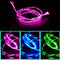 Luminous Streamer Micro-USB Fast Charging Data Cable For Android Z Pink K9E5