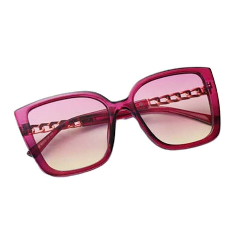 2x Square Fashion Cat Eye Sunglasses Oversized Summer Designer Sun Glasses