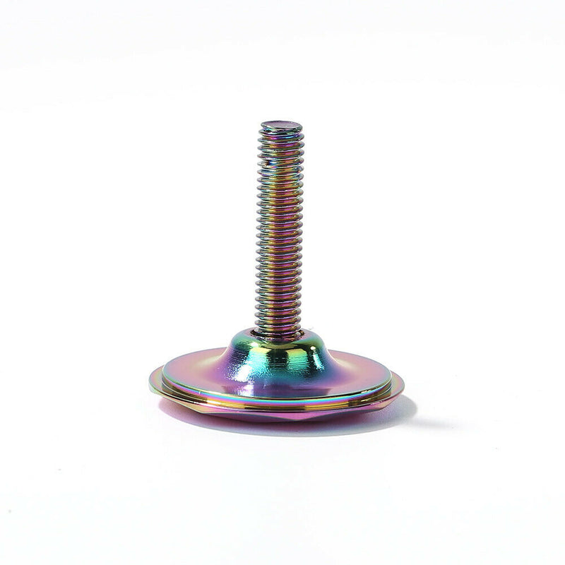 1-1/8 inch Bike Stem Top Cap Bicycle Headset Cap Cover with Bolt Burnt Blue