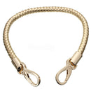 Round DIY Purse Handle Shoulder Bags Handbag Strap Rope Replacement, Golden