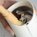 Wood Handle Natural Bristles Coffee Grinder Maker Machine Cleaning Brush