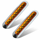 2Pcs 9 Led Side Marker Lights Tail Lamp Car Truck Trailer Rear Lights Parki M9A5
