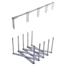 Kitchen Organizer Stainless Steel Pot Lid Dish Holder Rack Steamer Shelf Tr M8K4