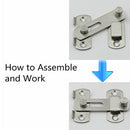 20x50x70mm Stainless Steel Home Safety Gate Door Bolt Latch Slide Lock Hard