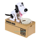 Kid Cartoon Stealing Coin Money Saving Box Dog Piggy Bank Storage Christmas Gift