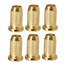 6Pcs Strings Through Body Mounting Ferrules for Electric Guitar