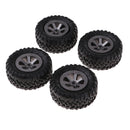 4Pcs 73mm Diameter Tire Tyres for WPL B14 RC Car Truck Part DIY Accessories