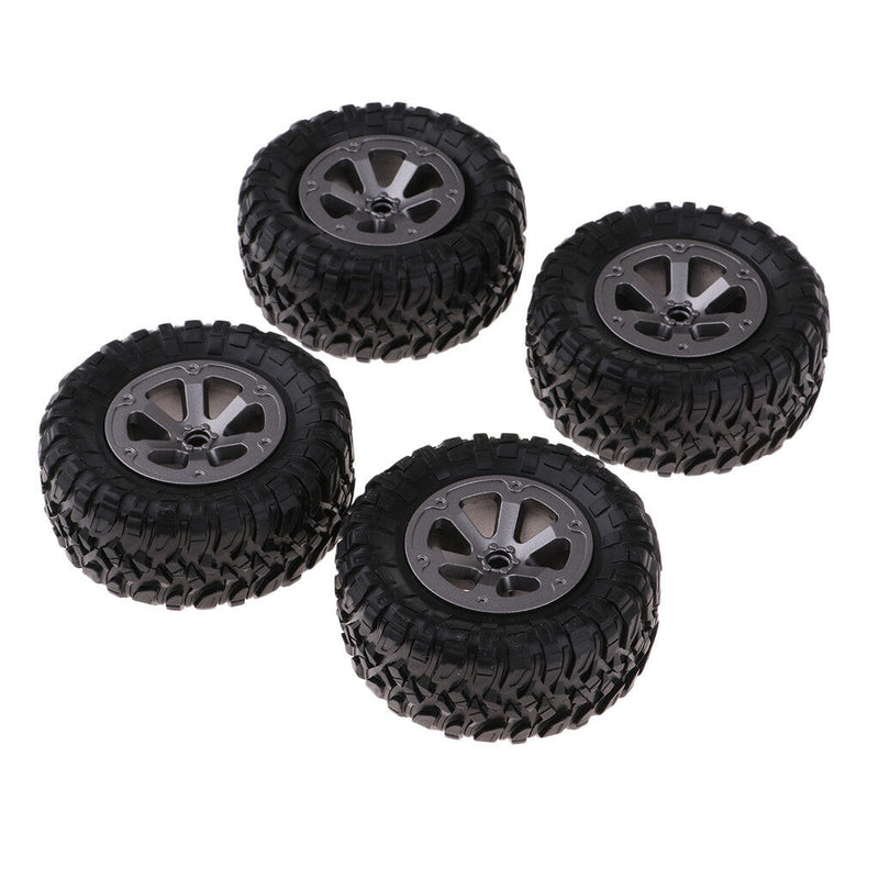 4Pcs 73mm Diameter Tire Tyres for WPL B14 RC Car Truck Part DIY Accessories
