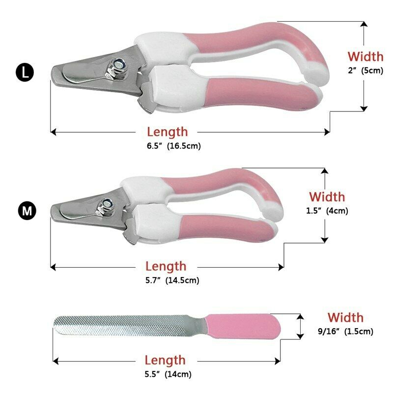 Pet Safety Claw Nail Scissors Cutter Dogs & Cats Nail Clippers and Trimmer PO1Z7