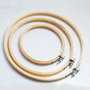 5" Bamboo Frame Hoop Ring Embroidery Cross Stitch Sewing Tool DIY Art Craft
