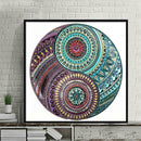 5D DIY Special-shaped Diamond Painting Circle Cross Stitch Embroidery Kit