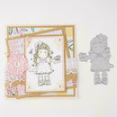 Little Girl Metal Cutting Dies Stencil Scrapbooking Paper M2D3 Craft Cards S0D2
