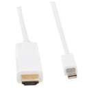 Mini White DisplayPort DP to HDMI Male Adapter Cable For MacBook Pro Air iM