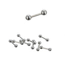 85pcs Fashion Tongue Lip Belly Navel Ring Stainless Steel Piercing Body Jewel Gw