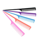 (5 Colors) 9'' Rat Tail Comb Fine-tooth Hair Comb with Thin and Long Handle