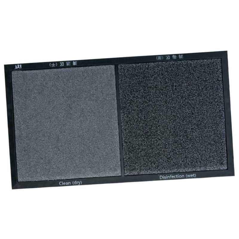 1x Disinfecting Doormat Sanitizing Floor Mat Entrance Carpet Cushion Gray Corful