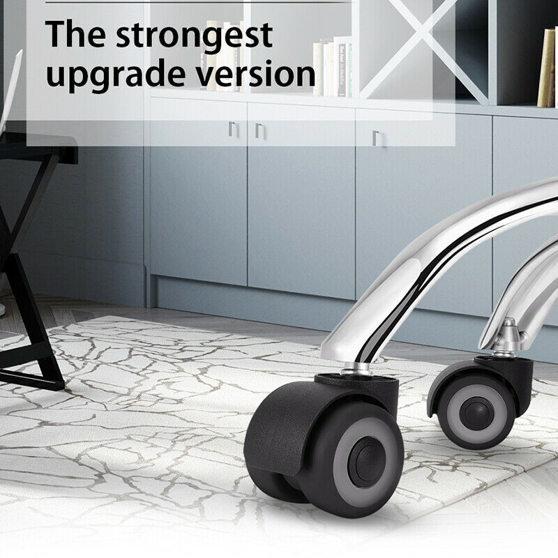 2"Universal Mute Chair Wheel Office Chair Caster Replacement Casters RubberB Hn