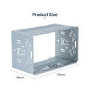 Universal Car Stereo Double 2Din Fitting Cage Mounting Kit Radio Headunit Plate