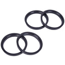 4Pcs 73.1mm to 64.1mm Plastic Wheel Bore Center Collar Hub Centric Rings