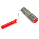Rubber Paint Roller Brush Plastic Handle DIY Decorative Stone Pattern Home Wall