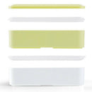 Double Layer Lunch Box Food Storage Container Microwave Oven Bento Boxes Di