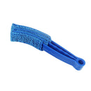 Microfiber Car A/C Air Vent Cleaning Brush Home Window Blind Cleaner (Blue)