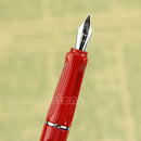 New Professional Writing Jinhao 599A Fountain Pen Plastic Cap & Barrel Red