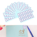 Self Adhesive Sticky White Label Writable Name Stickers Blank Note Label ã€NME