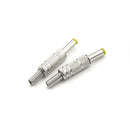Metal  5.5x2.1mm/5.5mm * 2.5mm  DC Power Male Plug Jack Adapter Connector  LJ