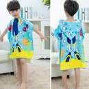 Frogman Children Beach Towel Cartoon Hooded Boys Girl Baby Bath Towel