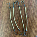 Apricot Color Horsetail Ties Hair Rope Hair Loop Band Elastic Double Hook Curler