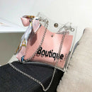Clear Bag Bucket Bag Fashion Transparent Women'S Shoulder Messenger Beach C L3R9