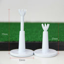 Pack of 2 Rubber Golf Tees Holder for Driving Range Mat Home Indoor or Outdoor