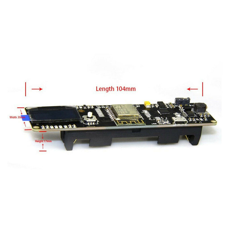 ESP8266 0.96 OLED temperature humidity development board wIFI attack for NO S7N7