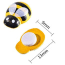 Mini Wooden Self & No Adhesive Ladybird/Bees Scrapbooking / New H4M8