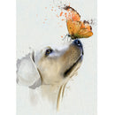 Full Round Affectionate Dog Painting Diamond Drill Kit DIY 5D Picture Craft