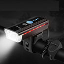 Ultra Bright Bike Lights Bicycle Horn Set | Light Sensor | 300 Lumens Headlight