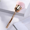 Nail Dust Brush Pink Rose Brush Nail Art Cleaning Brush Blush Powder Brush( M4X2