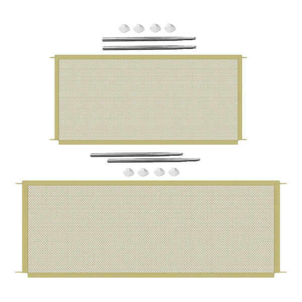 2Pieces Portable Puppy Safety Fence Pet Isolation Gate for Doggies Indoor