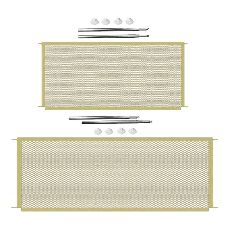 2Pieces Portable Puppy Safety Fence Pet Isolation Gate for Doggies Indoor