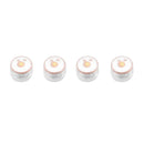4x Mini Night Flying Signal Lamps LED Navigation Light (White Always On)