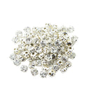 100x Crystal Rhinestone Sew On Loose Faceted Beads for DIY Sewing Crafts 7mm