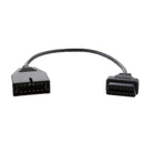 12 Pin to 16 Pin OBD2 Female Interface Diagnostic Cable Adapter for GM